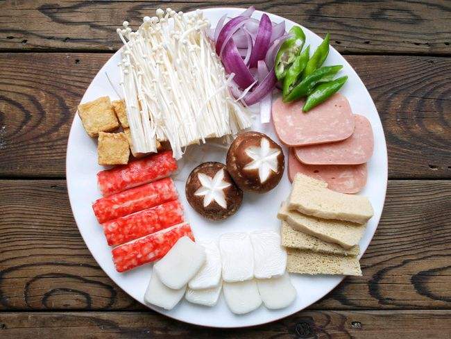 冬季火锅的食材准备工作